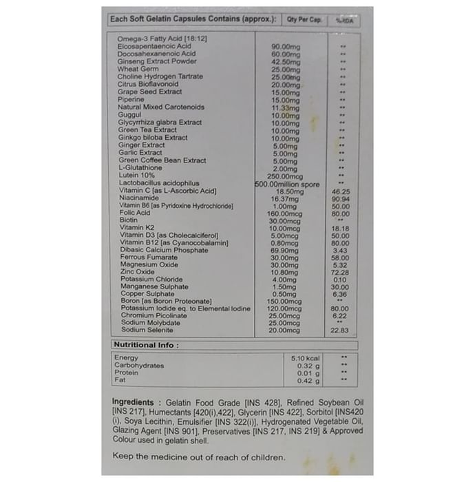 Omega-Plus 9G Softgel Capsule