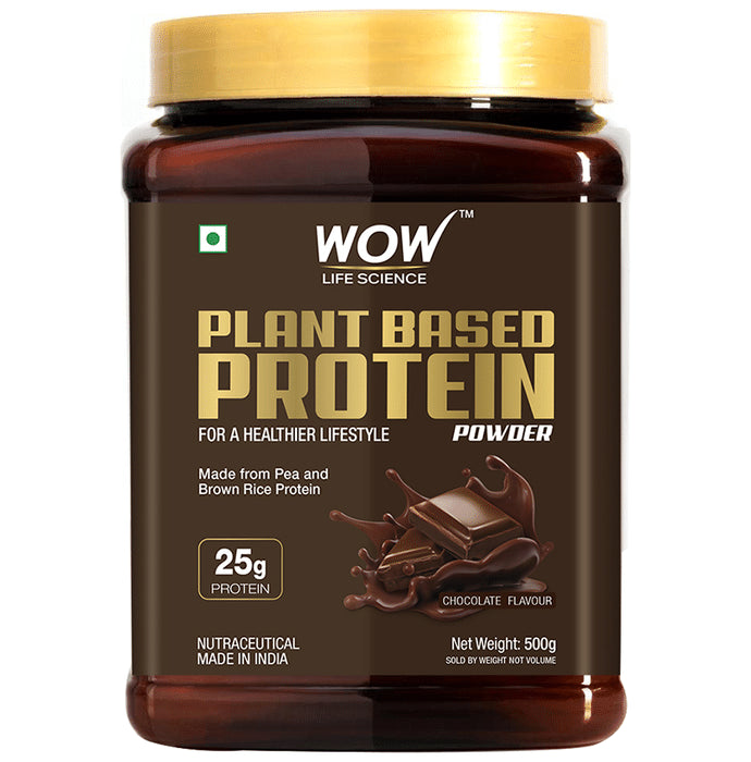 WOW Life Science Plant-Based Protein Powder Chocolate | Nutrition Support Powder Chocolate - Classic Derma