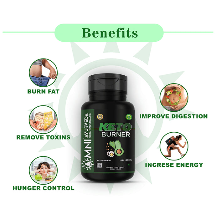 Omni Ayurveda Keto Burner Capsule (60 Each)