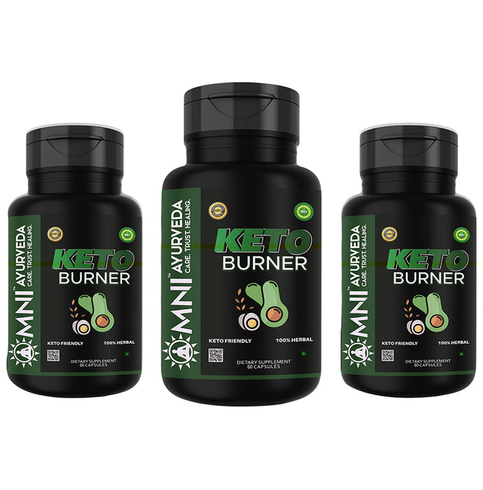 Omni Ayurveda Keto Burner Capsule (60 Each) - Classic Derma