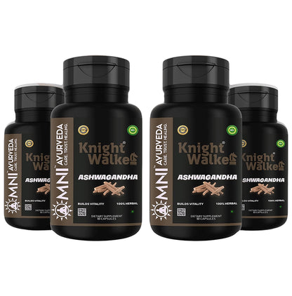 Omni Ayurveda Knight Walker Ashwagandha Capsule (60 Each) - Classic Derma