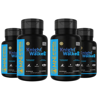Omni Ayurveda Knight Walker Capsule for Men (60 Each) - Classic Derma
