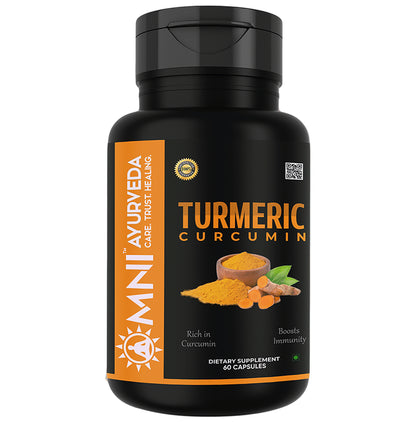 Omni Ayurveda Turmeric Curcumin Capsule - Classic Derma