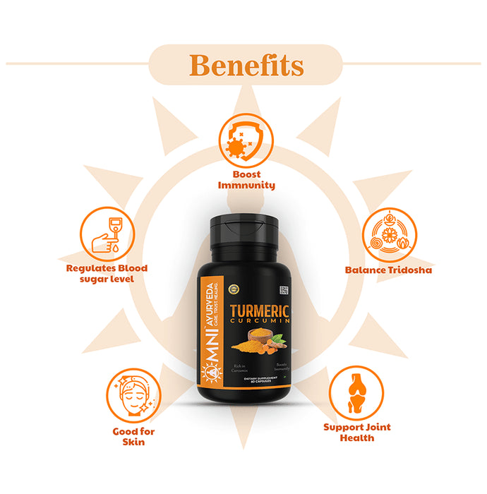 Omni Ayurveda Turmeric Curcumin Capsule
