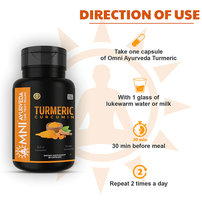 Omni Ayurveda Turmeric Curcumin Capsule