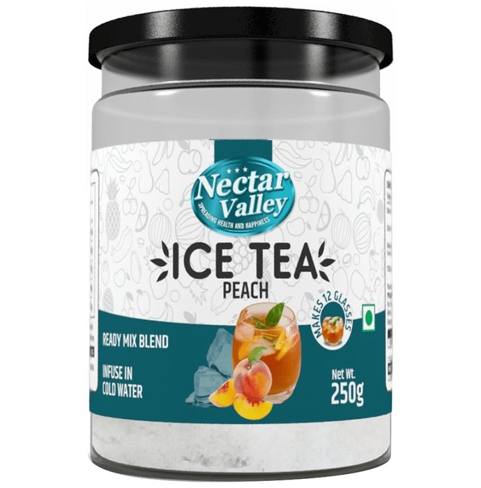 Nectar Valley Peach Instant Ice Tea Ready Mix Blend - Classic Derma