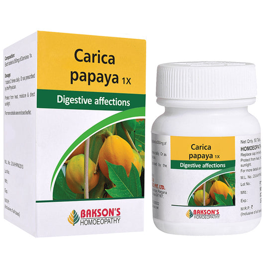 Bakson's Homeopathy Carica Papaya 1X - Classic Derma