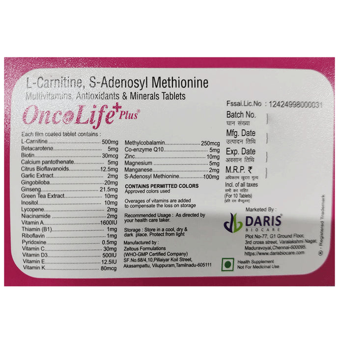 Oncolife Plus Tablet