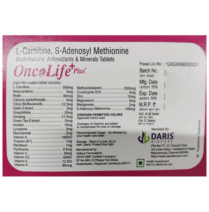 Oncolife Plus Tablet