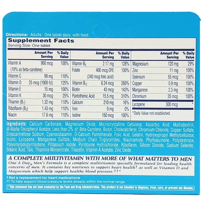 One A Day Bayer Men's Complete Multivitamin Tablet