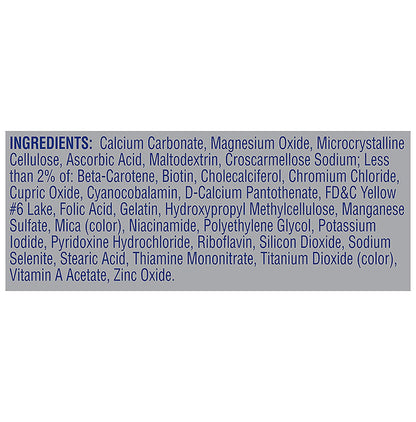 One A Day Multivitamin/Multimineral Supplement Proactive 65+ Tablet for Men & Women