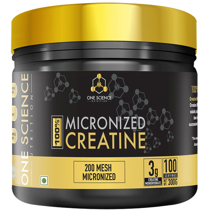 One Science Nutrition 100% Micronized Creatine Powder - Classic Derma