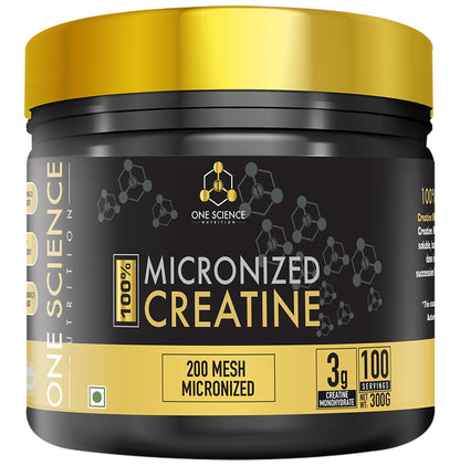 One Science Nutrition 100% Micronized Creatine Powder - Classic Derma