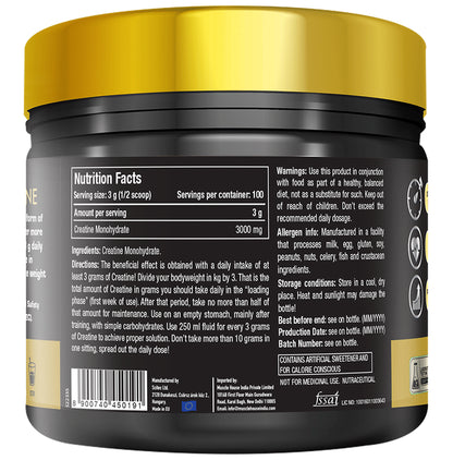 One Science Nutrition 100% Micronized Creatine Powder