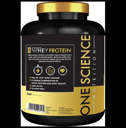 One Science Nutrition 100% Premium Whey Protein Powder Neapolitan Ice Cream