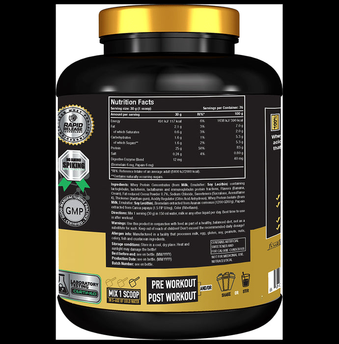 One Science Nutrition 100% Premium Whey Protein Powder Vanilla Very Berry