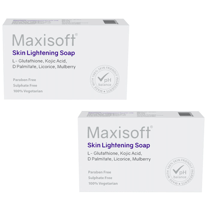 Maxisoft Skin LIghtening Soap (75gm Each) - Classic Derma