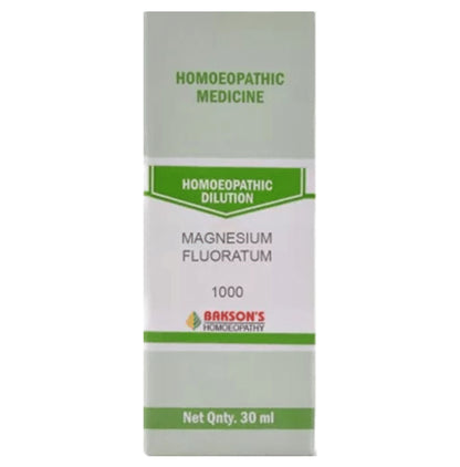 Bakson's Homeopathy Magnesium Fluoratum Dilution 1000 CH - Classic Derma