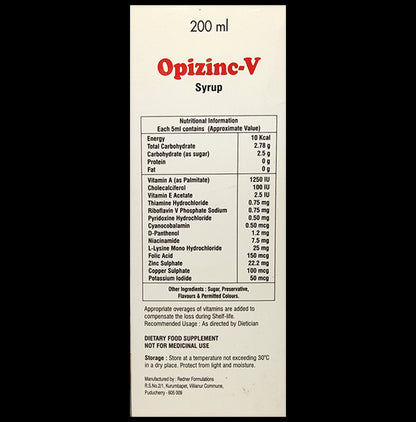 Opizinc-V Syrup