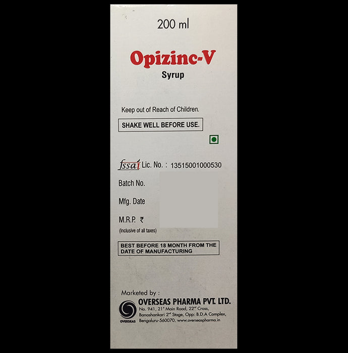 Opizinc-V Syrup