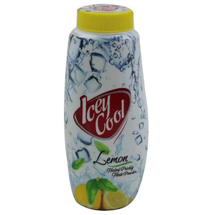 Icey Cool Herbal Prickly Heat Talcum Powder Lemon - Classic Derma