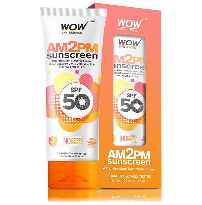 WOW Skin Science AM2PM Sunscreen Lotion SPF 50 - Classic Derma