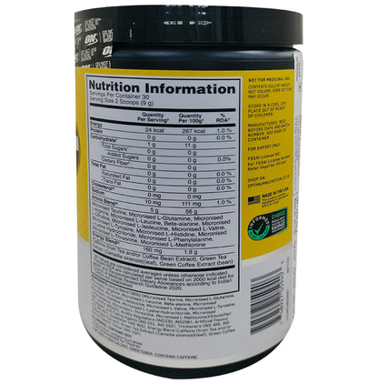 Optimum Nutrition (ON) Essential Amino Acids Energy Powder for Focus & Muscle Recovery | Flavour Pineapple