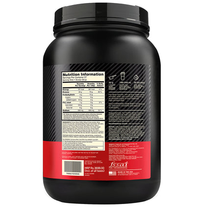 Optimum Nutrition (ON) Gold Standard 100% Whey Protein | For Muscle Recovery | No Added Sugar | Flavour Powder Cookies & Cream