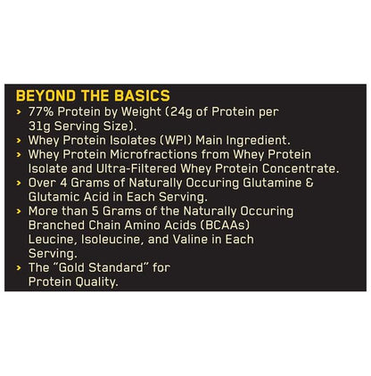 Optimum Nutrition (ON) Gold Standard 100% Whey Protein | For Muscle Recovery | No Added Sugar | Flavour Powder French Vanilla Creme