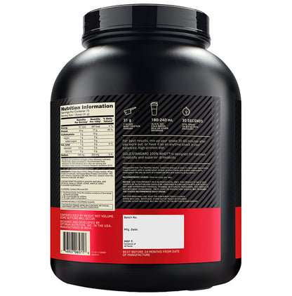 Optimum Nutrition (ON) Gold Standard 100% Whey Protein | For Muscle Recovery | No Added Sugar | Flavour Powder Vanilla Icecream