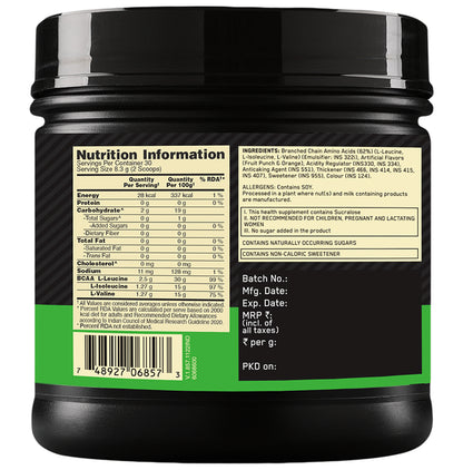 Optimum Nutrition (ON) Instantized BCAA 5000 Powder Fruit Punch