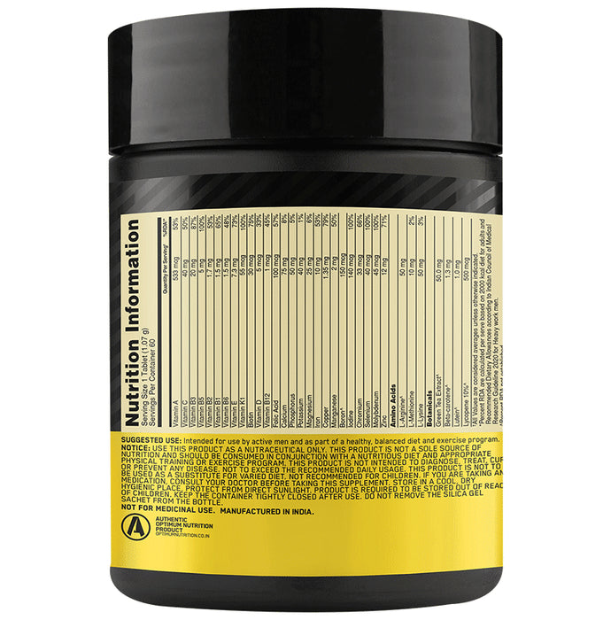 Optimum Nutrition (ON) Multivitamin Tablet For Men