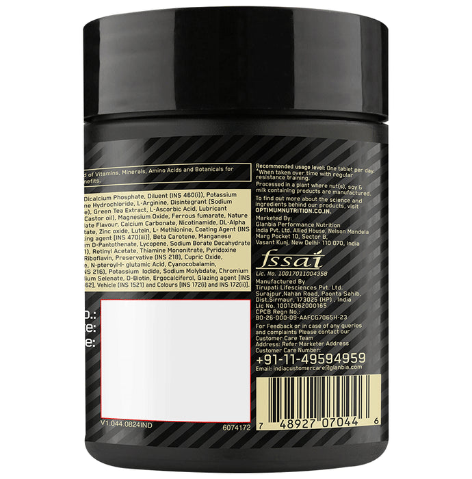 Optimum Nutrition (ON) Multivitamin Tablet For Men