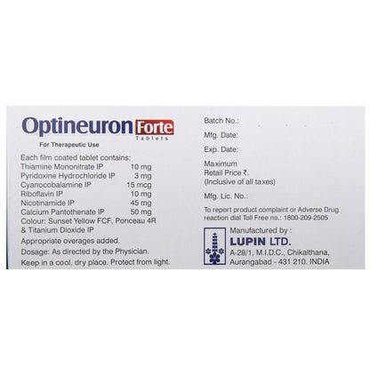 Optineuron Forte Tablet
