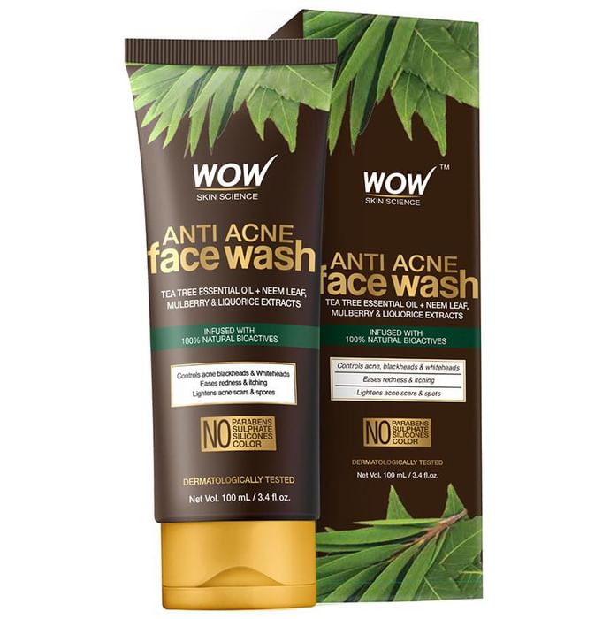 WOW Skin Science Anti Acne Face Wash - Classic Derma