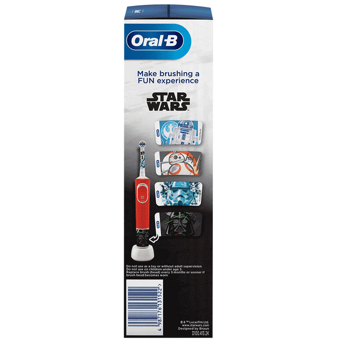 Oral-B Kids Electric Rechargeable Toothbrush (for 3+ Years) Star Wars