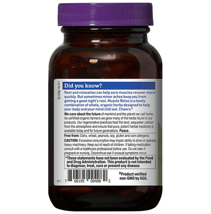 Oregon's Wild Harvest Muscle Relax Gelatin Capsule