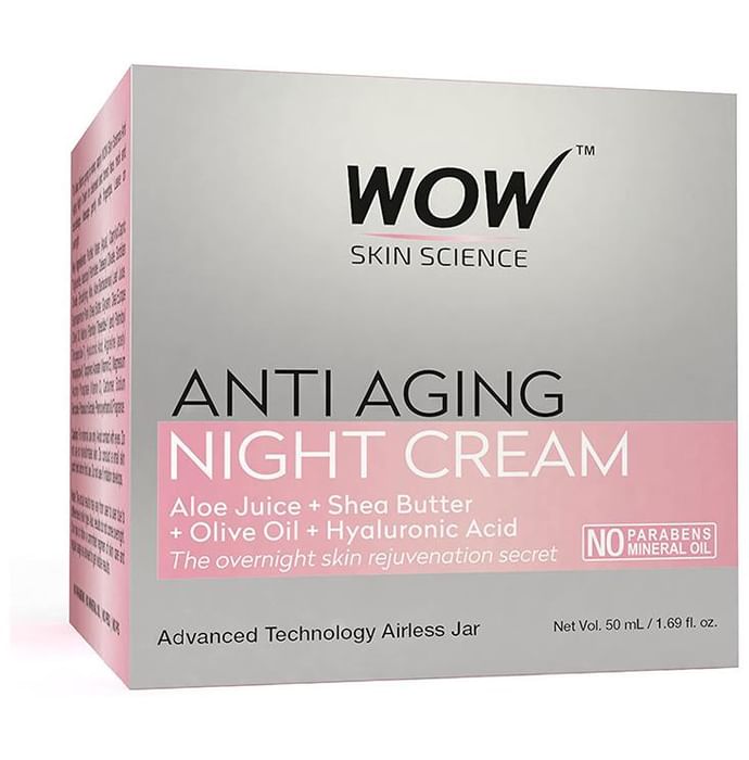 WOW Skin Science Anti Aging Night Cream - Classic Derma