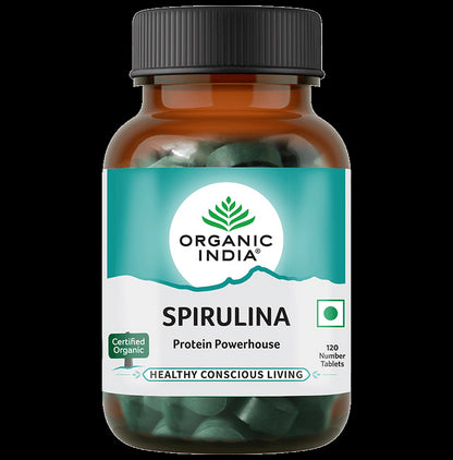 Organic India Spirulina Tablet - Classic Derma