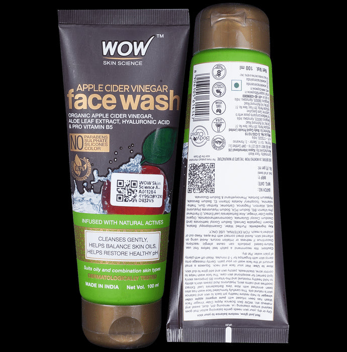 WOW Skin Science Apple Cider Vinegar Face Wash - Classic Derma