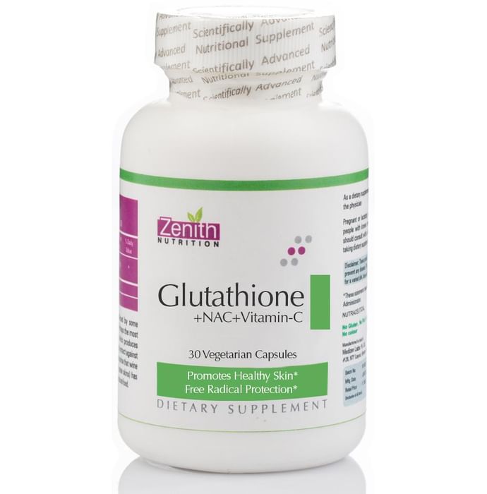 Zenith Nutrition Glutathione, NAC & Vitamin-C Capsule - Classic Derma