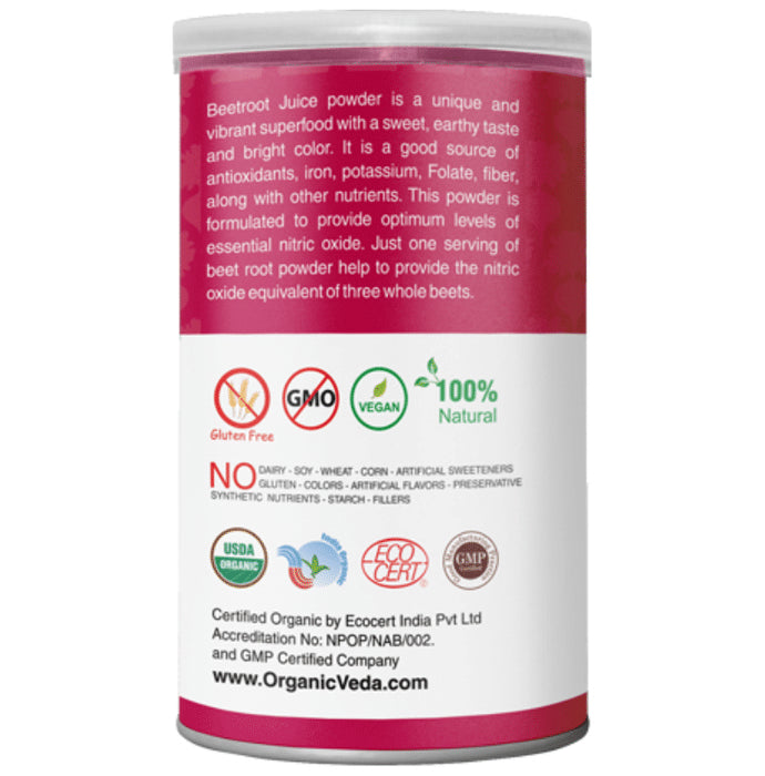 Organic Veda Beetroot Juice Powder