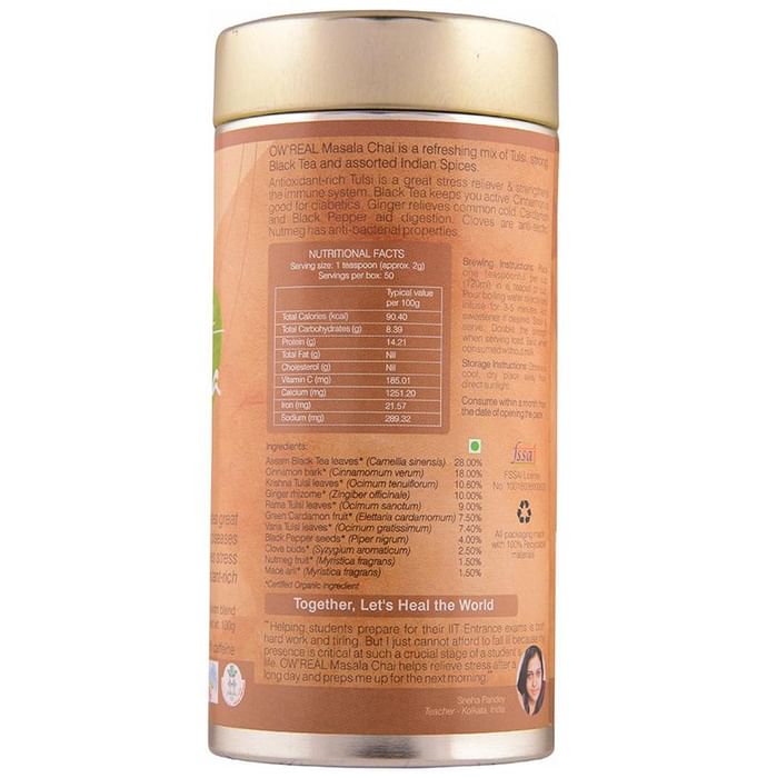 Organic Wellness OW' Real Chai Infusion Blend Masala