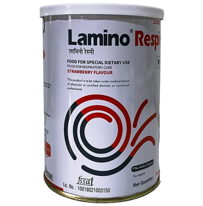 Lamino Respi Powder | Food Supplement for Respiratory Care | Flavour Strawberry - Classic Derma