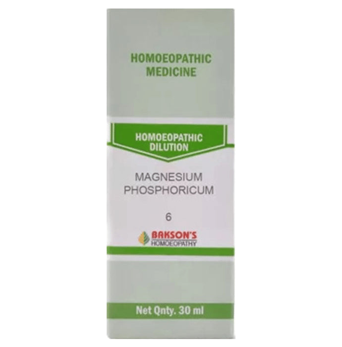 Bakson's Homeopathy Magnesium Phosphoricum Dilution 6 CH - Classic Derma