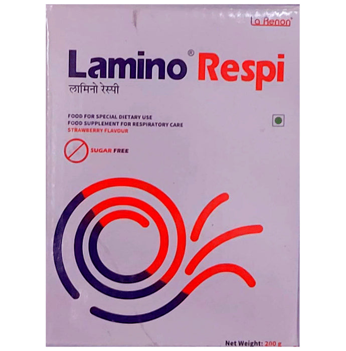 Lamino Respi Powder | Food Supplement for Respiratory Care | Flavour Strawberry - Classic Derma