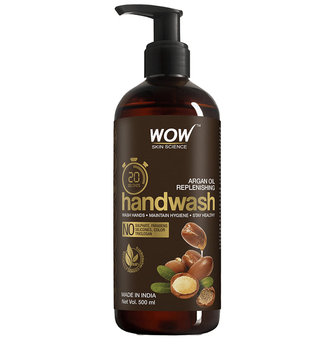 WOW Skin Science Argan Oil Replenshing Handwash - Classic Derma