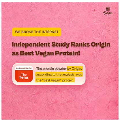 Origin Nutrition Vegan Plant Protein Powder Coffee Caramel