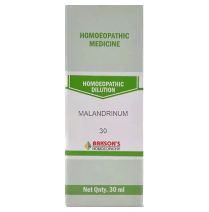 Bakson's Homeopathy Malandrinum Dilution 30 - Classic Derma