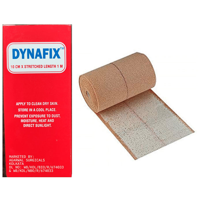 Dynafix Elastic Adhesive Bandage B.P 10cm x 1m - Classic Derma